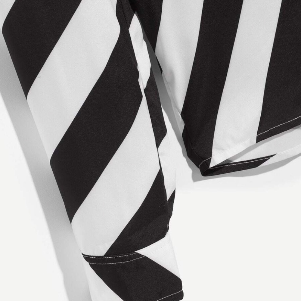 SHEIN Men Striped Print Shirt - Picture 4 of 6